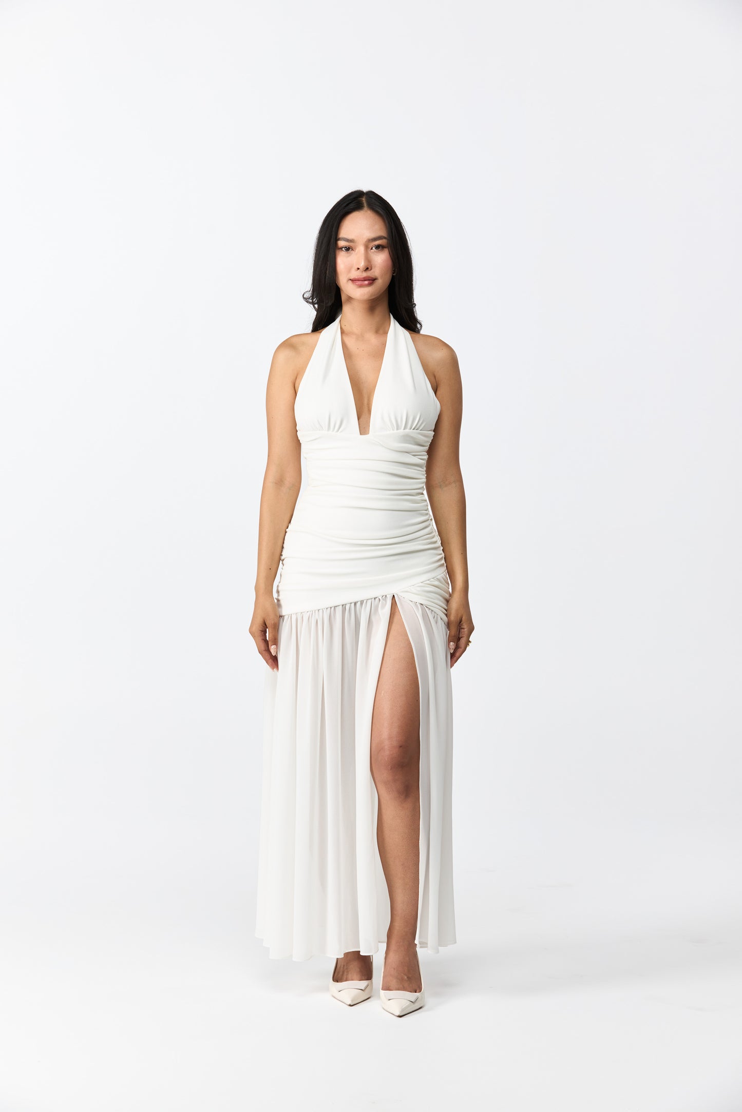 Monroe Halter Maxi Dress