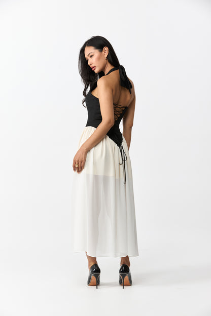 Gisele Contrast Midi Dress