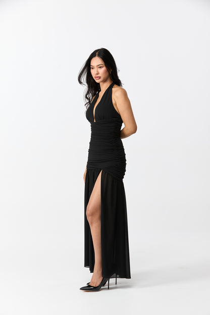 Monroe Halter Maxi Dress