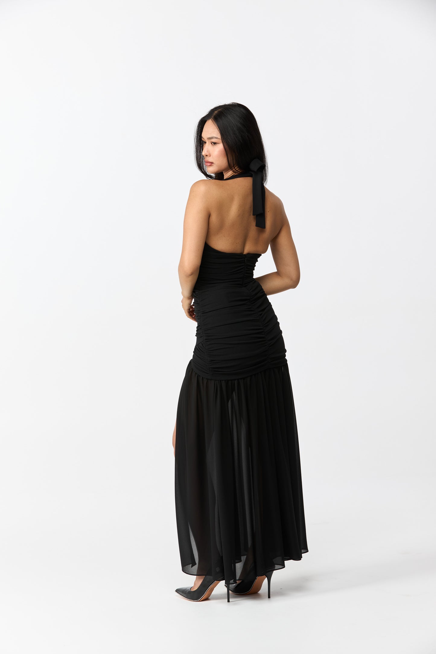 Monroe Halter Maxi Dress