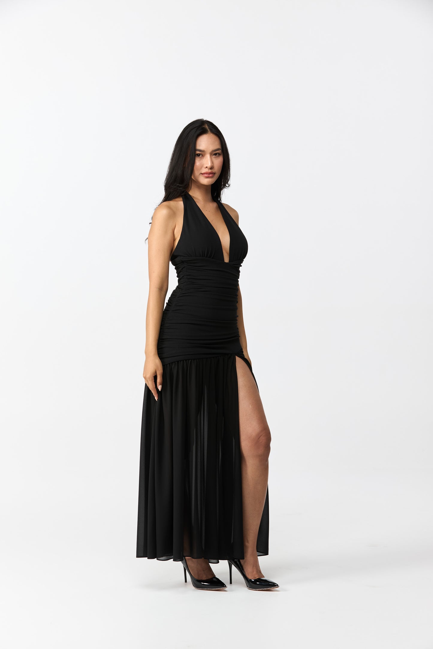 Monroe Halter Maxi Dress