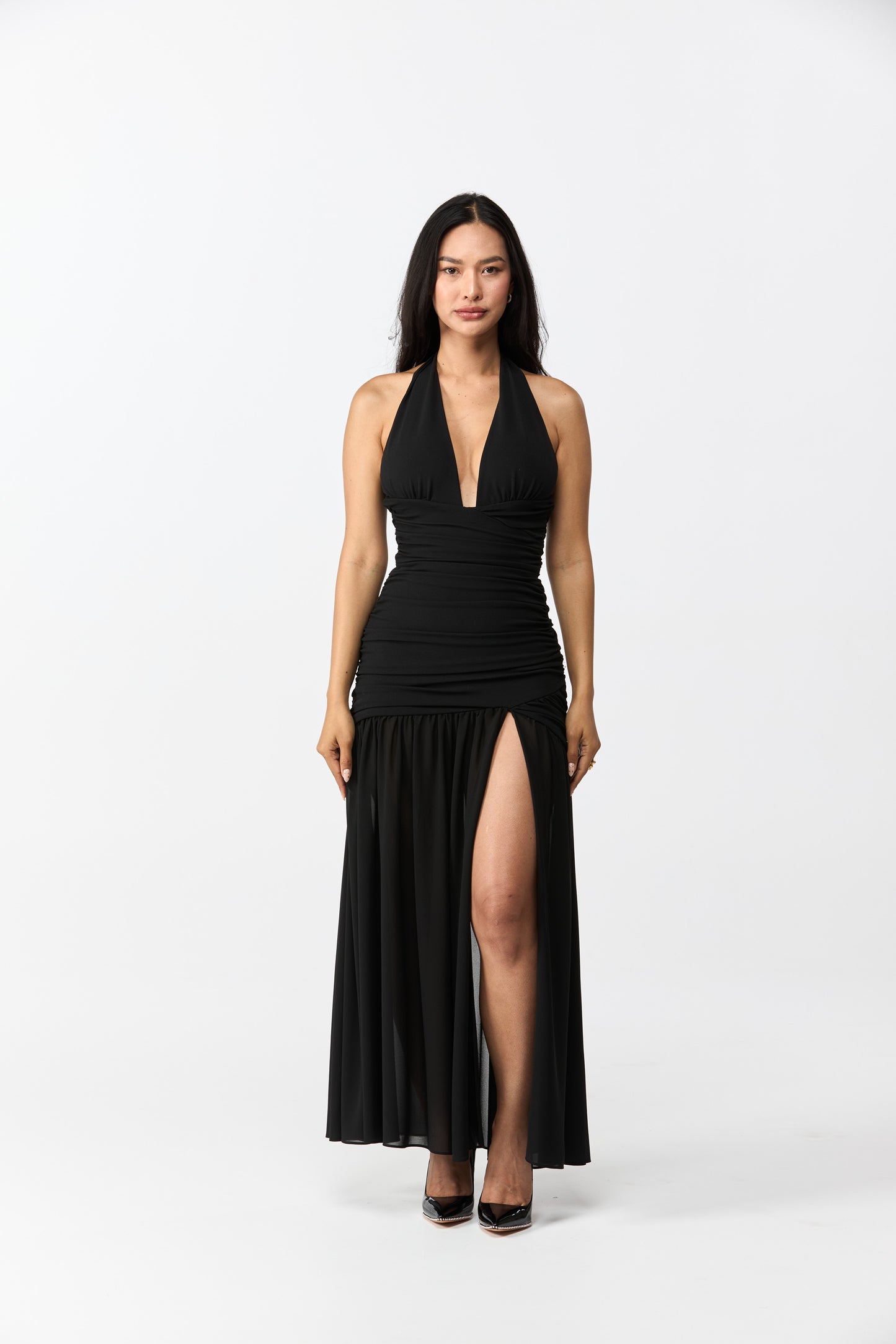 Monroe Halter Maxi Dress